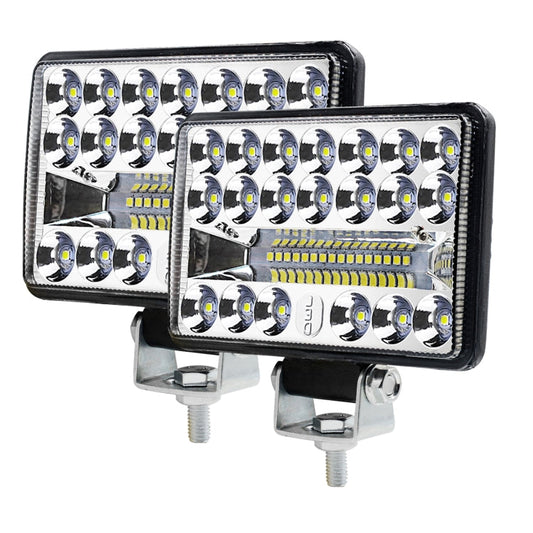 2 PCS WUPP CS-1243A1 Car 4 inch Square 20LEDs Highlight Work Light Modified Spotlight-Reluova