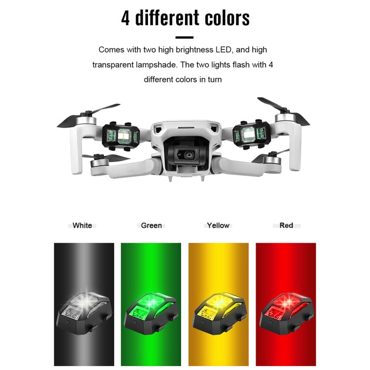 STARTRC 1109184 Drone Universal Rechargeable Colorful Strobe Signal Arm Lights for DJI FPV / Mini 2 / Mavic Air 2 My Store