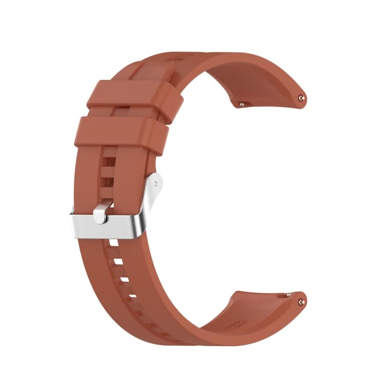 For Amazfit GTR 2e / GTR 2 22mm Silicone Replacement Strap Watchband with Silver Buckle