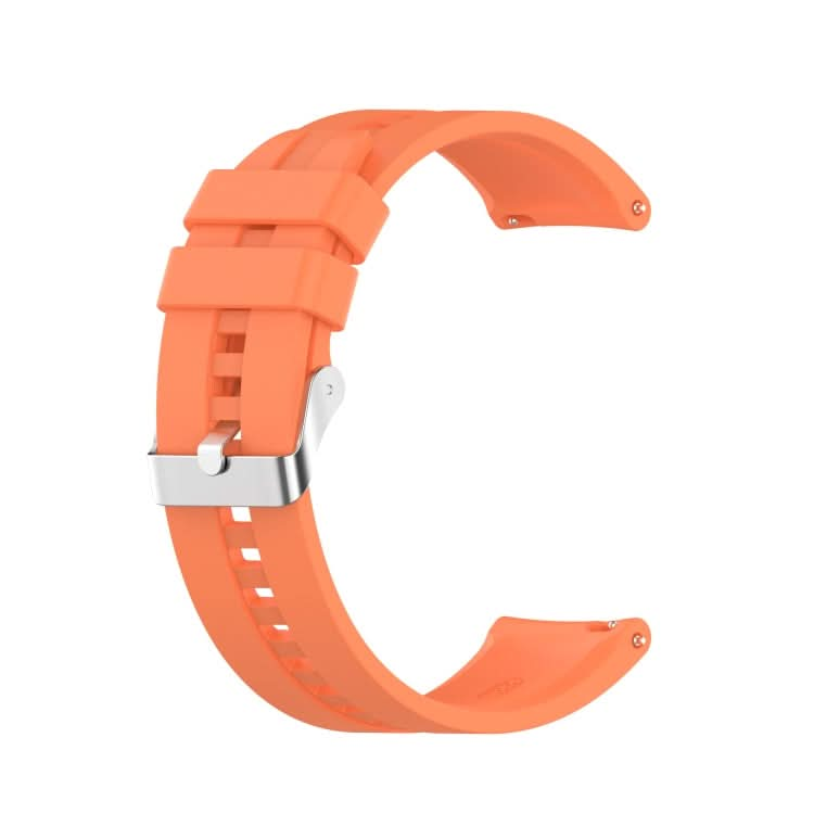 For Amazfit GTR 2e / GTR 2 22mm Silicone Replacement Strap Watchband with Silver Buckle