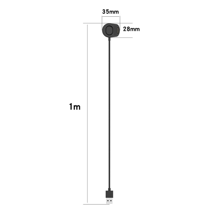 For Suunto 7 USB Magnetic Charging Cable Charger with Data Function & Chip Protection, Length: 1m