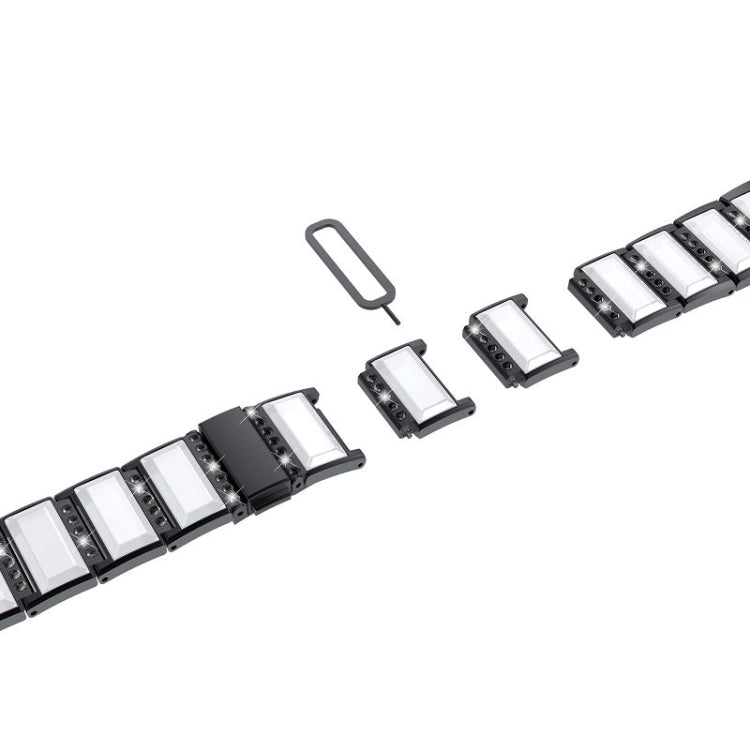 Stainless Steel Diamond Encrusted Replacement Watchbands, Series 1