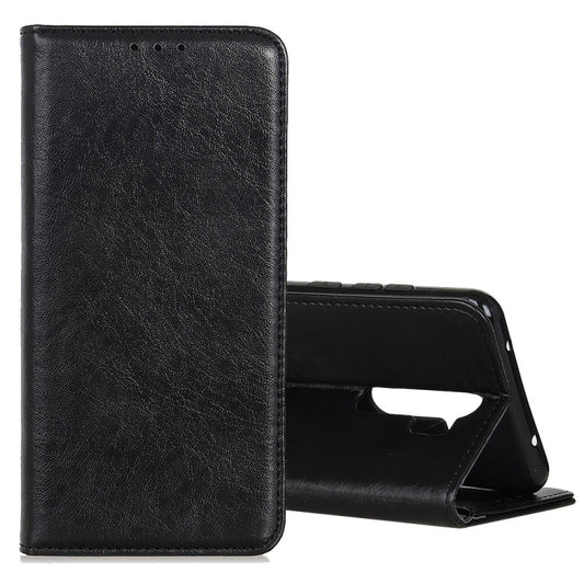 Magnetic Retro Crazy Horse Texture Horizontal Flip Leather Case with Holder & Card Slots