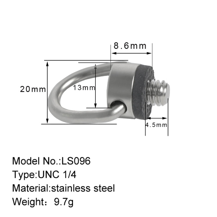 BEXIN LS096 2 PCS C Ring Camera Screws Mount 1/4 inch Quick Release Plate Screw Adapter My Store