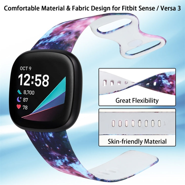 For Fitbit Versa 3 Printing Replacement Strap Watchband