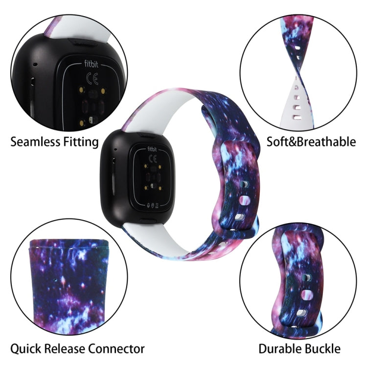 For Fitbit Versa 3 Printing Replacement Strap Watchband