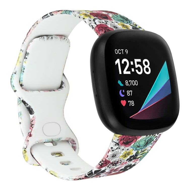 For Fitbit Versa 3 Printing Replacement Strap Watchband