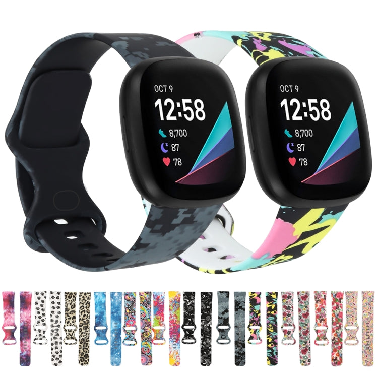 For Fitbit Versa 3 Printing Replacement Strap Watchband