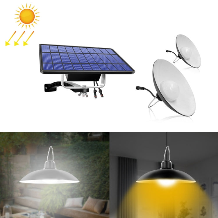 2 in 1 Solar Light Landscape Courtyard Corridor Lighting 32-LED Retro Chandelier-Reluova