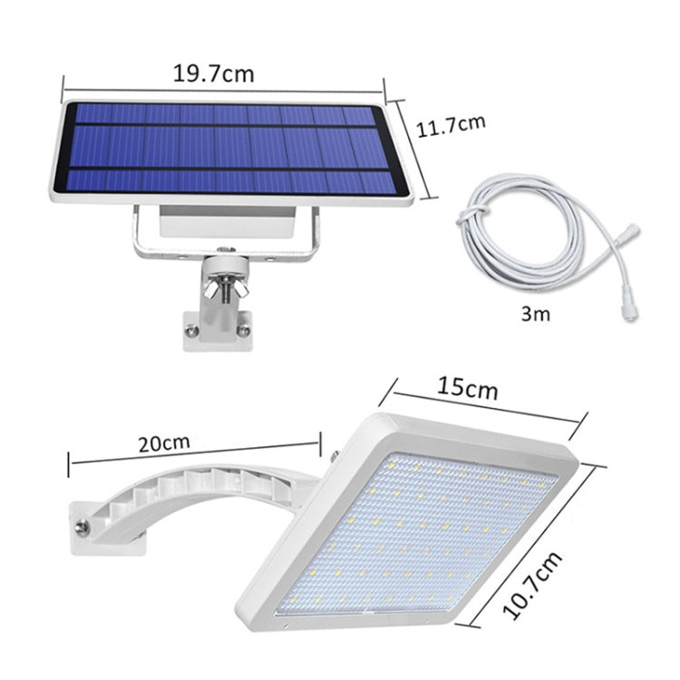 48LED Detachable Solar Light IP65 Waterproof Outdoor Courtyard LED Street Lamp