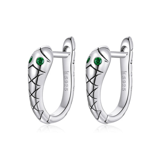 S925 Sterling Silver Smart Snake Ear Studs Women Earrings My Store