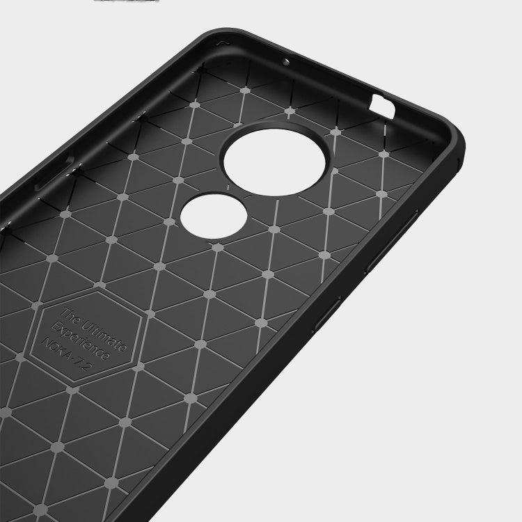 Brushed Texture Carbon Fiber TPU Protective Case