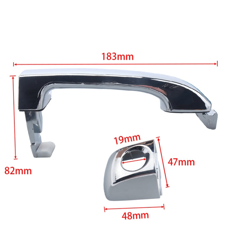 A5197-01 Car Left Front Side Electroplating Outside Door Handle 82651-3J010 for Hyundai Veracruz 2007-2012