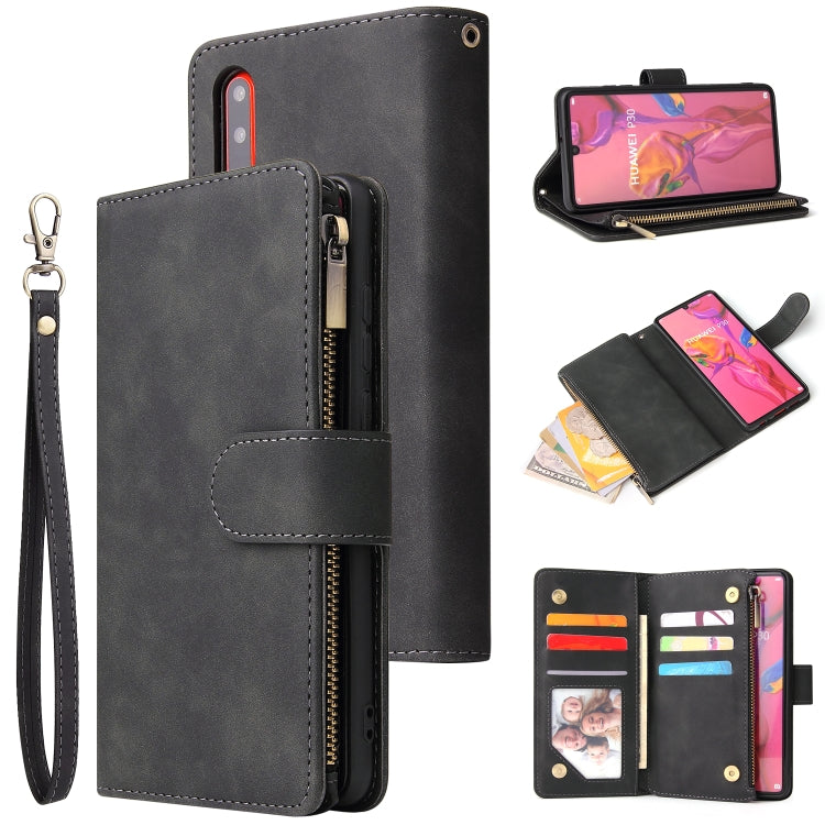 Multifunctional Retro Frosted Horizontal Flip Leather Case with Card Slot & Holder & Zipper Wallet & Photo Frame & Lanyard My Store