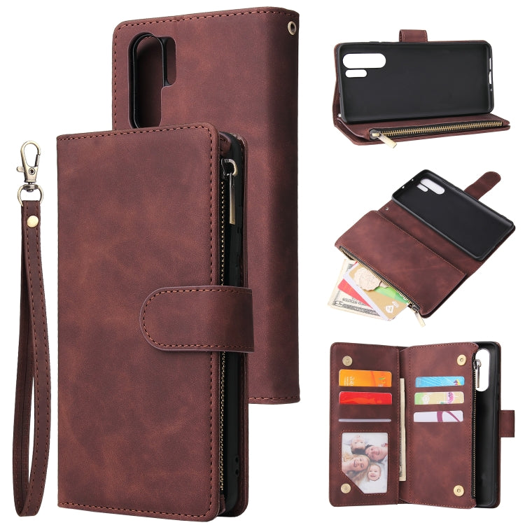 Multifunctional Retro Frosted Horizontal Flip Leather Case with Card Slot & Holder & Zipper Wallet & Photo Frame & Lanyard My Store