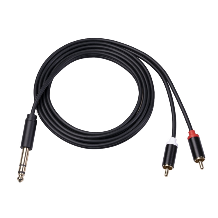 3685 6.35mm Male to Double RCA Male Stereo Audio Cable-Reluova