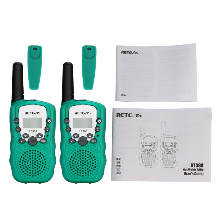 1 Pair RETEVIS RT388 0.5W EU Frequency 446MHz 8CHS Handheld Children Walkie Talkie