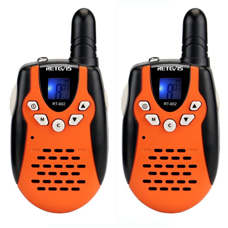 1 Pair RETEVIS RT602 0.5W US Frequency 462.550-467.7125MHz 22CHS Handheld Children Walkie Talkie,