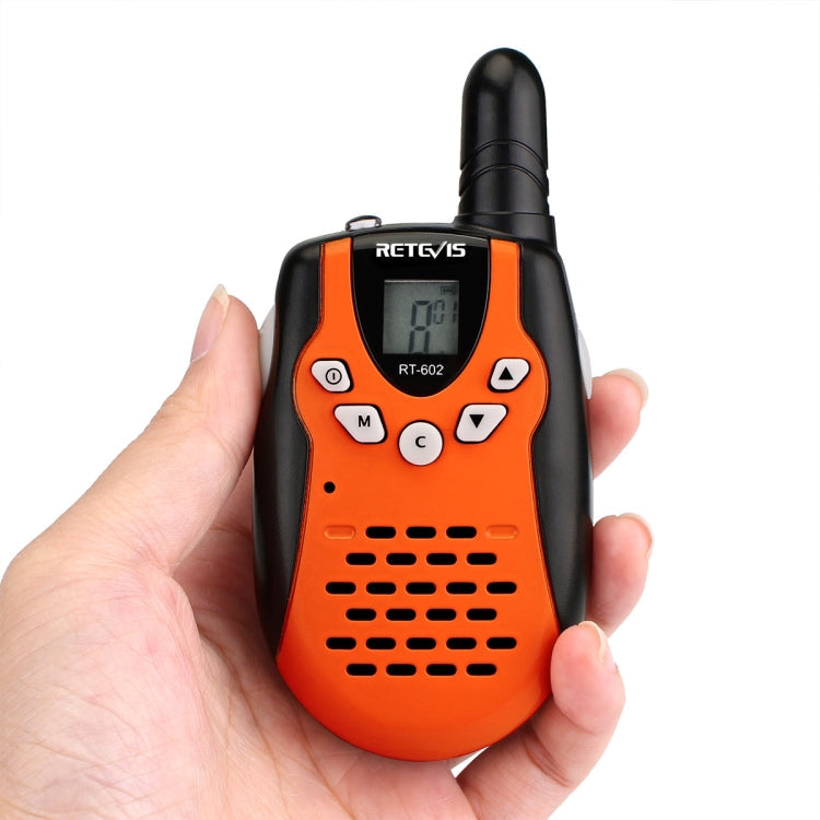 1 Pair RETEVIS RT602 0.5W US Frequency 462.550-467.7125MHz 22CHS Handheld Children Walkie Talkie,