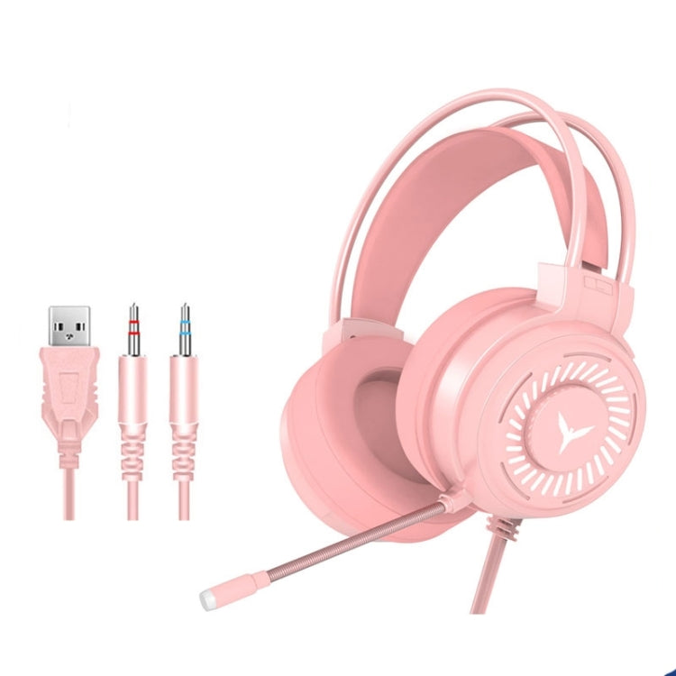 2 PCS G58 Head-Mounted Gaming Wired Headset with Microphone, Cable Length: about 2m-Reluova