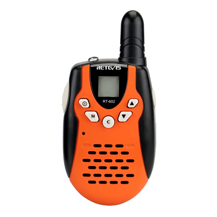 1 Pair RETEVIS RT602 0.5W EU Frequency 446.00625-446.09375MHz 8CHS Handheld Children Walkie Talkie, EU Plug