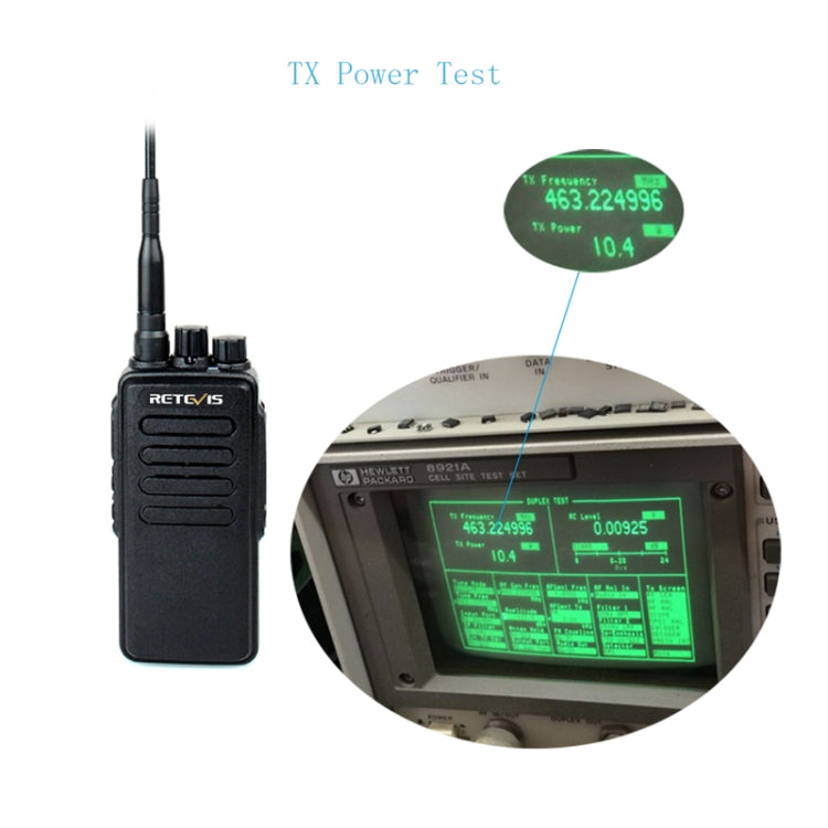 RETEVIS RT1 10W UHF 400-520MHz 16CH Handheld Walkie Talkie,