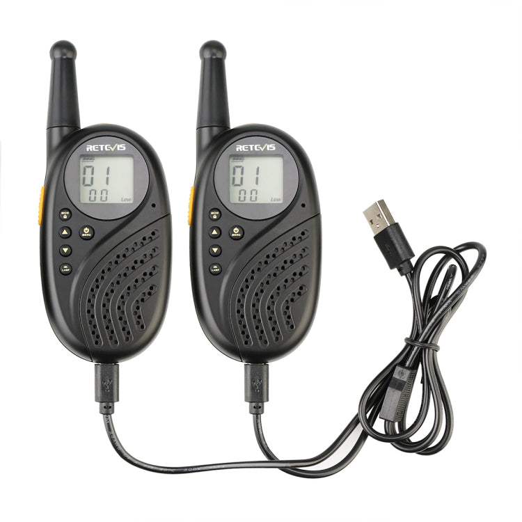 1 Pair RETEVIS RT35 0.5W US Frequency 462.550-467.7125MHz 22CH Handheld Children Walkie Talkie