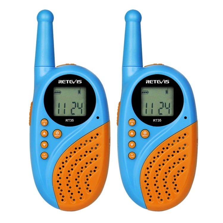 1 Pair RETEVIS RT35 0.5W US Frequency 462.550-467.7125MHz 22CH Handheld Children Walkie Talkie