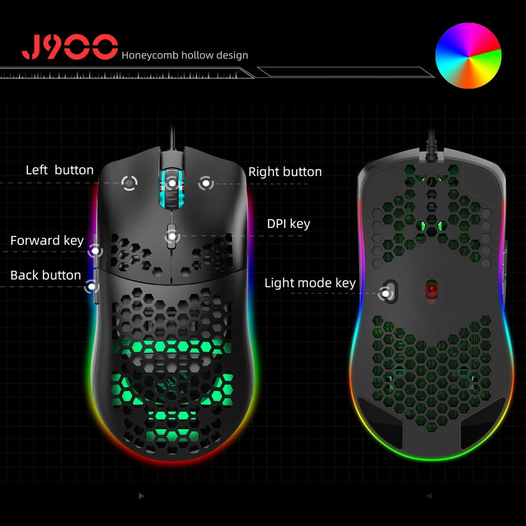 HXSJ P6+V100+J900 Keyboard Mouse Converter + One-handed Keyboard + Gaming Mouse Set My Store