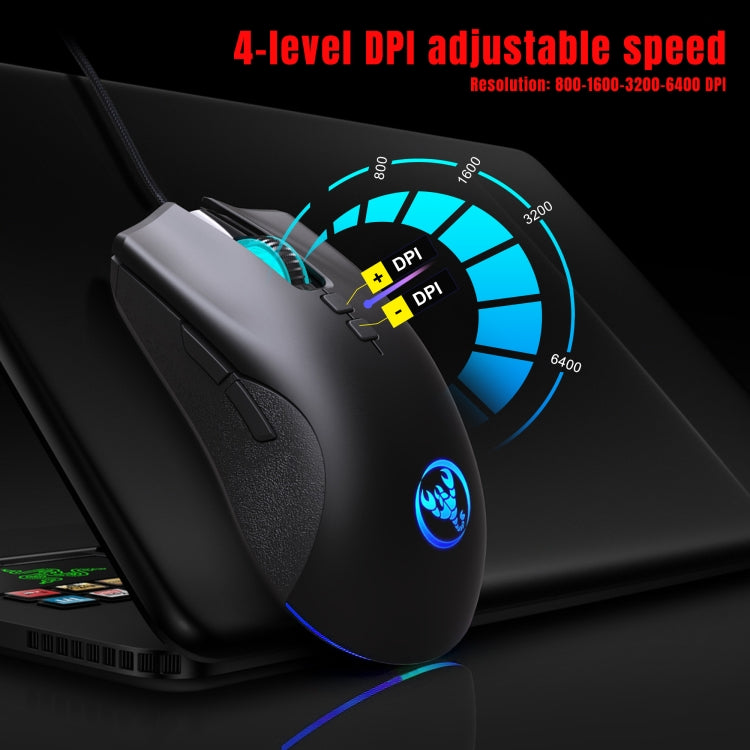 HXSJ P6+V100+A883 Keyboard Mouse Converter + One-handed Keyboard + Gaming Mouse Set