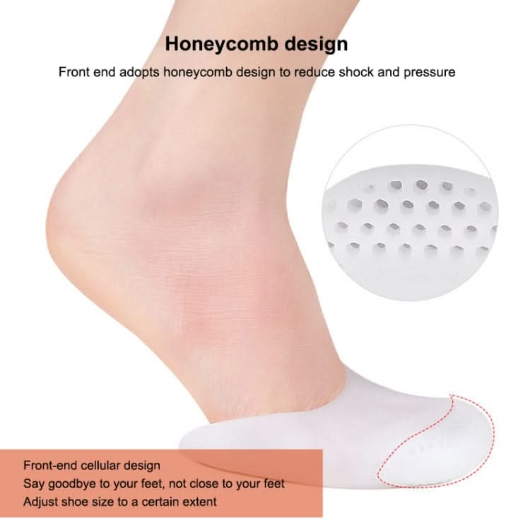 5 Pairs 017 Thicken Soft Wear Protection Toe Protector Toe Cap Cover-Reluova