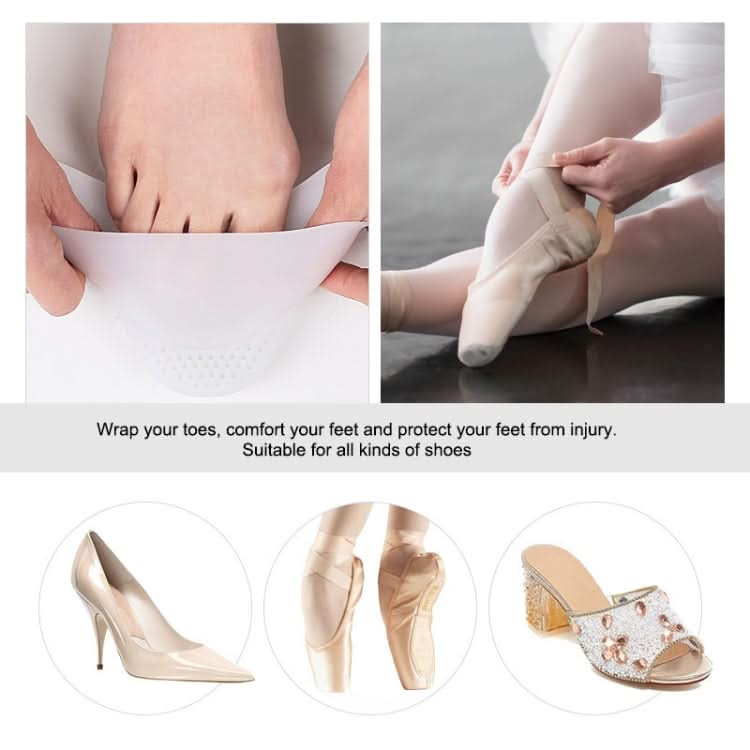 5 Pairs 017 Thicken Soft Wear Protection Toe Protector Toe Cap Cover-Reluova