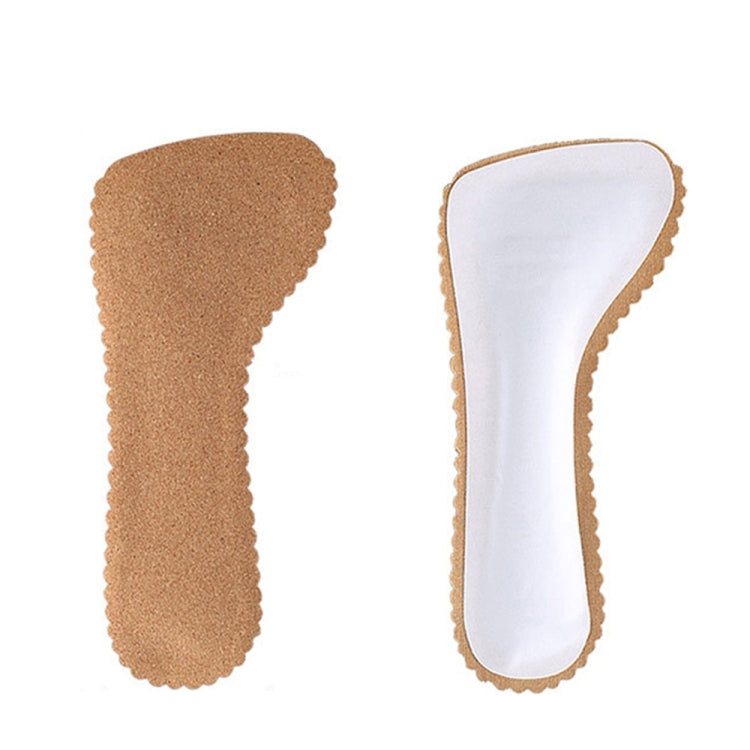 045 High Heel Sandals Self-adhesive Anti-skid Shockproof Cork Seven-point Mat Shoe Pad