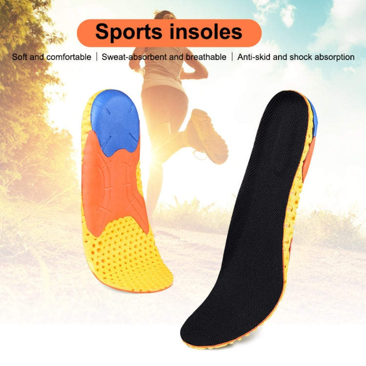 1 Pair 078 Thicken Breathable Shockproof Sports Insole Shoe-pad