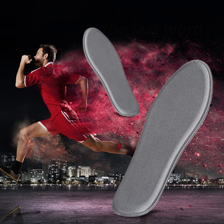 Thicken Breathable Non-slip Shockproof Memory Cotton Sports Full Insole Shoe-pad