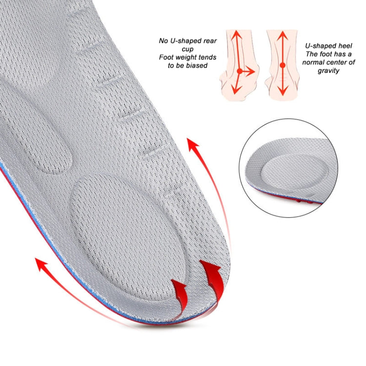 081 Soft Breathable Shockproof Massage Sports Full Insole Shoe-pad