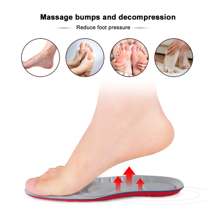 081 Soft Breathable Shockproof Massage Sports Full Insole Shoe-pad