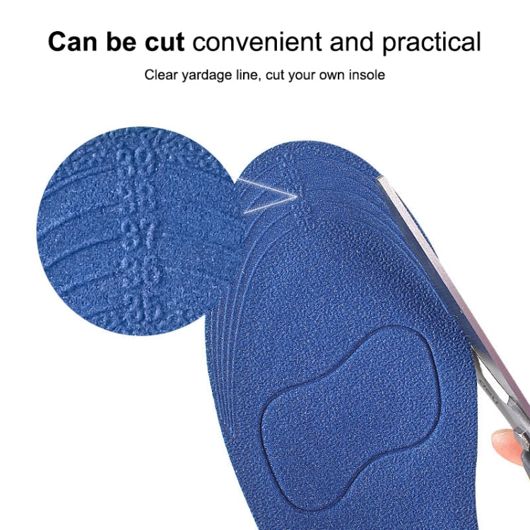 082 Soft Breathable Shockproof Massage Cat Paw Sports Full Insole Shoe-pad, Size: 225-250mm