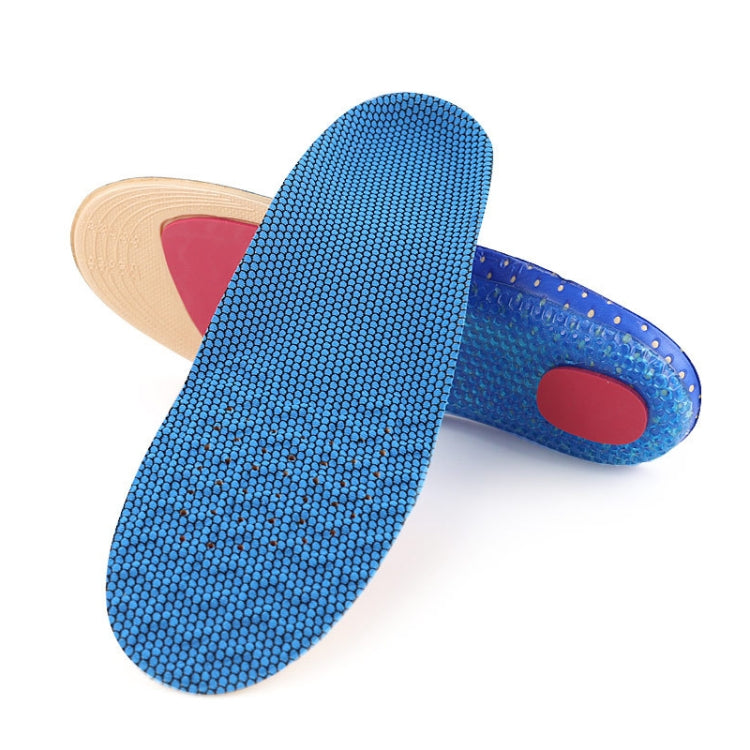 1 Pair 641 Casual Non-slip Shockproof Breathable Arch Of Foot Sports Insole Shoe-pad