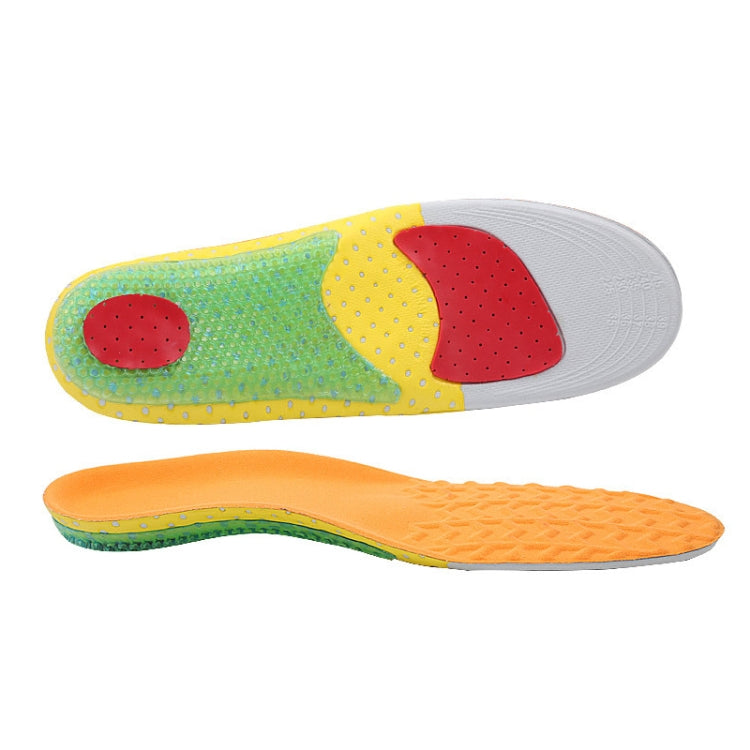 1 Pair 641 Casual Non-slip Shockproof Breathable Arch Of Foot Sports Insole Shoe-pad