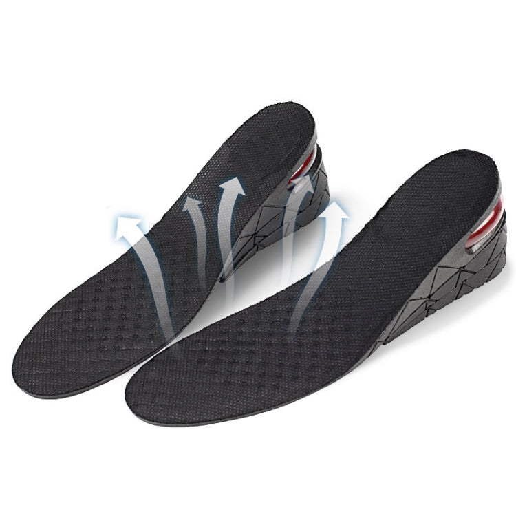 1 Pair Adjustable Breathable Shockproof Invisible Combination Heightening Full Insole Shoe-pad, Size: 225-270cm