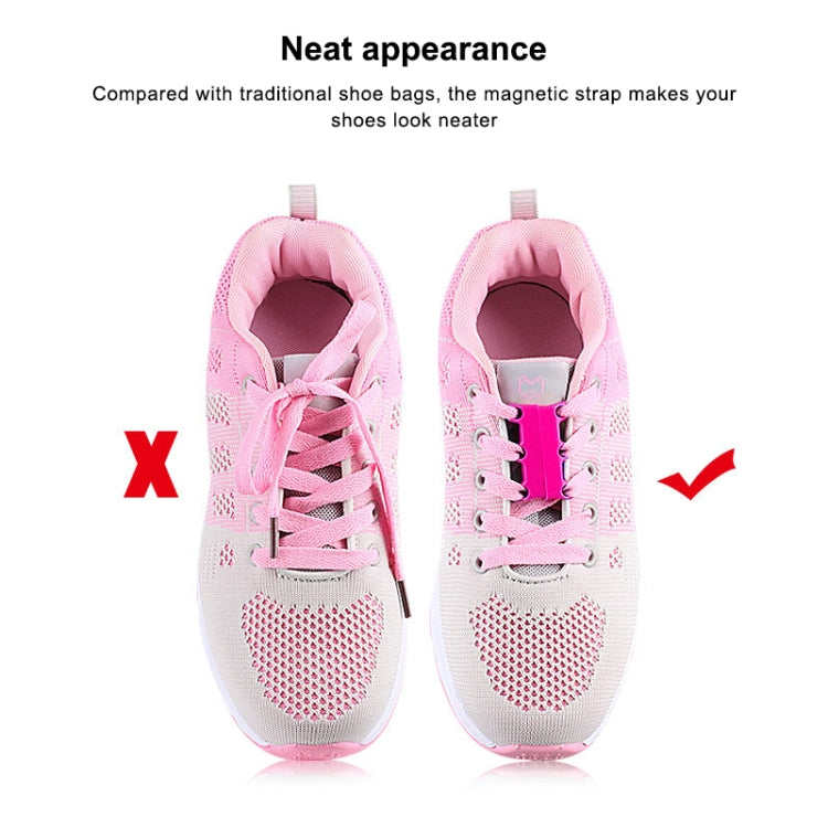 Magnetic Shoelace Buckle Non Binding Shoe Lace Accessories My Store