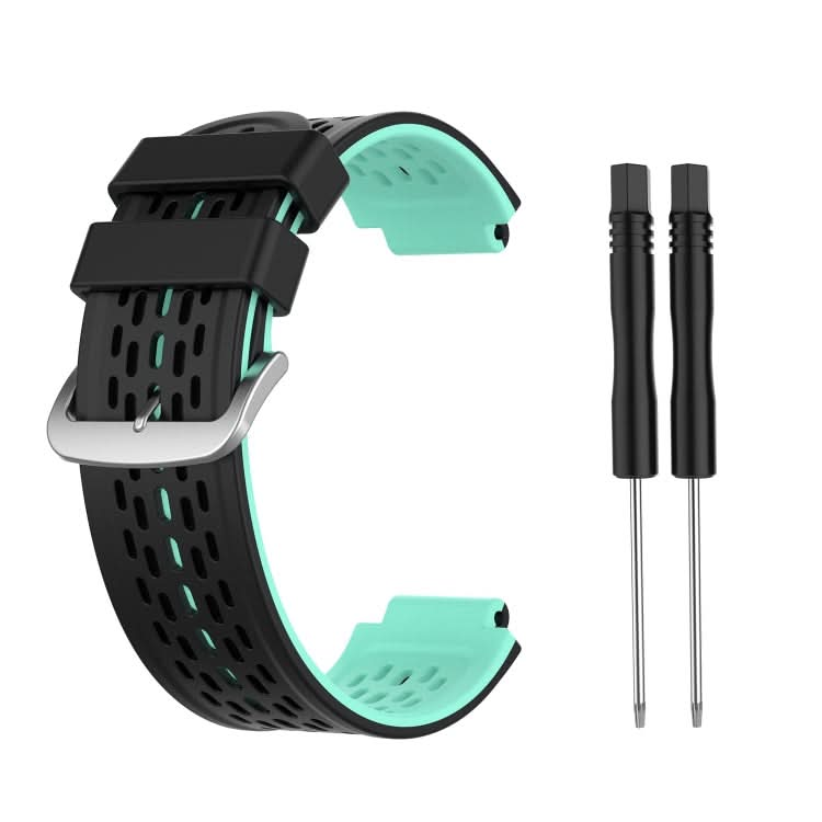 For Garmin Approach S2 / S4 Two-color Silicone Replacement Strap Watchband