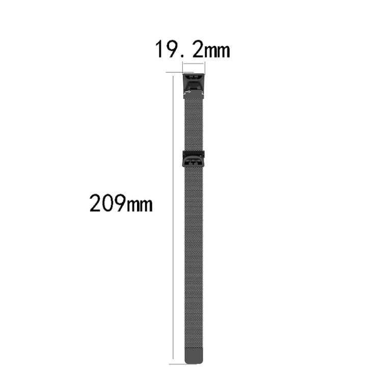 For Huawei Band 3 Pro / 4 Pro Milanese Replacement Strap Watchband