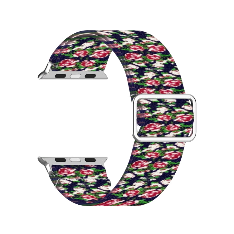 Adjustable Elastic Print Watch Strap