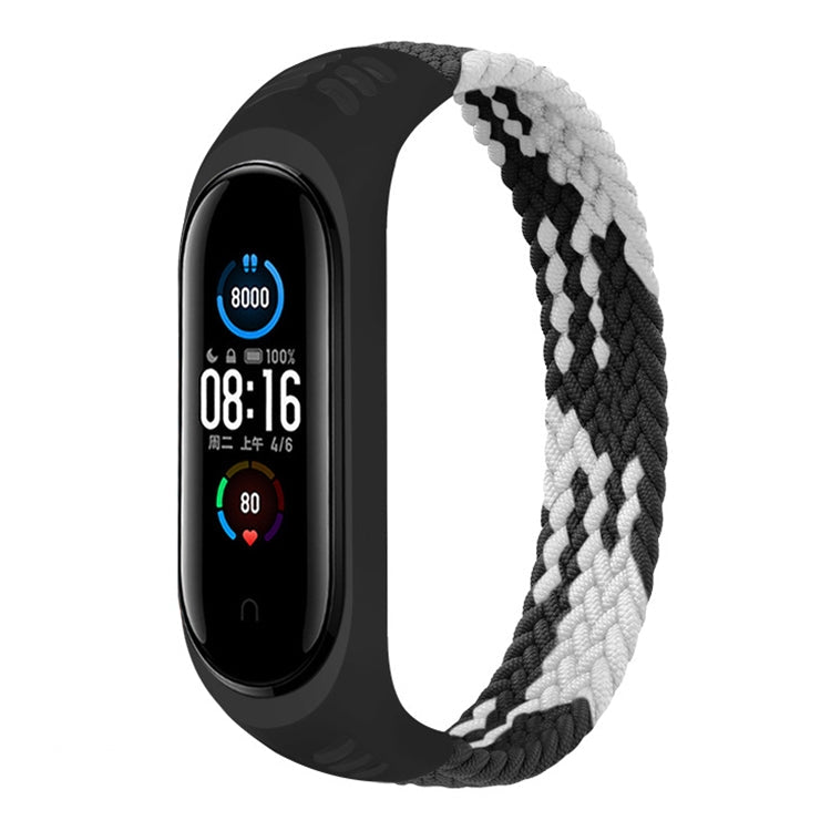 For Xiaomi Mi Band 6 / 5 / 4 / 3 / 2 Universal Silicone Elasticity Weave Replacement Strap Watchband, Series 2