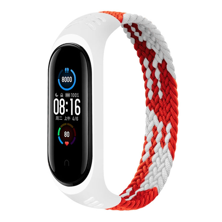 For Xiaomi Mi Band 6 / 5 / 4 / 3 / 2 Universal Silicone Elasticity Weave Replacement Strap Watchband, Series 2