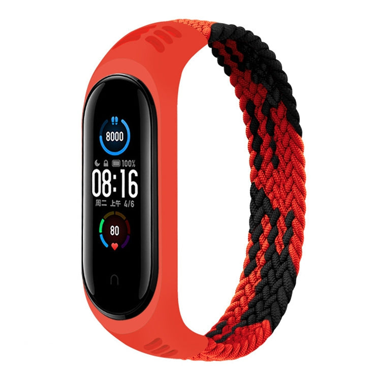 For Xiaomi Mi Band 6 / 5 / 4 / 3 / 2 Universal Silicone Elasticity Weave Replacement Strap Watchband, Series 2