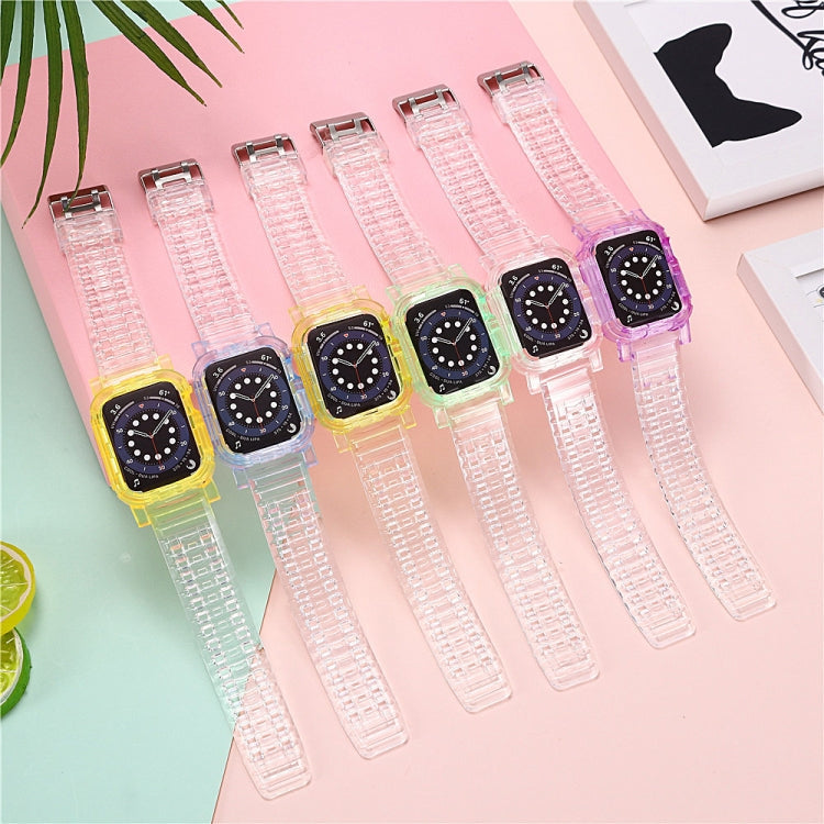 Crystal Clear Color Contrast Replacement Strap Watchband