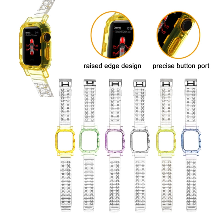 Crystal Clear Color Contrast Replacement Strap Watchband